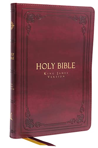 Holy Bible: King James Version, Burgundy, Leathersoft, Thinline, Comfort Print