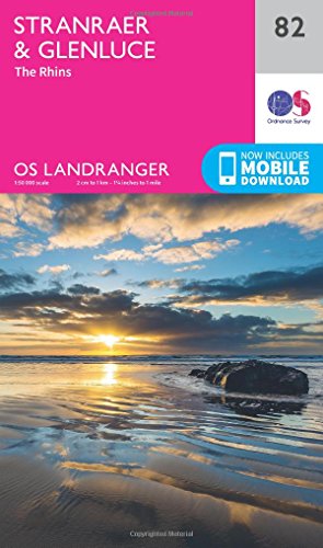 Stranraer & Glenluce Map | The Rhins | Ordnance Survey | Os Landranger Map 82 | England | Walks | Cycling | Days Out | Maps | Adventure: 082