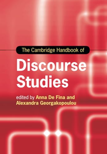 The Cambridge Handbook Of Discourse Studies