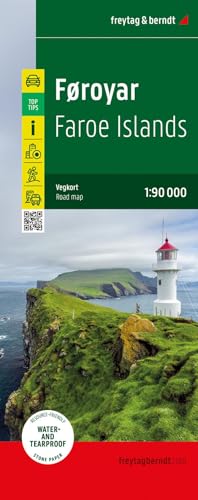 Faroe Islands 1:1.000.000: Wegenkaart 1:90.000: Ak 6302-25