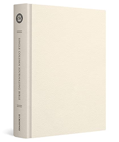 Esv Single Column Journaling Bible (Hardcover, Customizable Cover)
