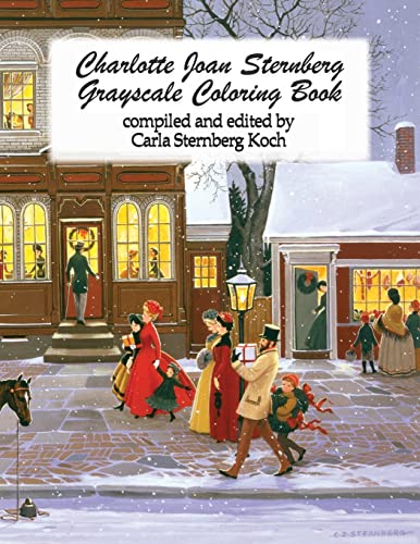 Charlotte Joan Sternberg Grayscale Coloring Book