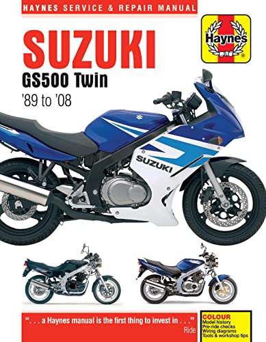 Haynes Suzuki Gs500 Twin 1989-2008 Service And Repair Manual