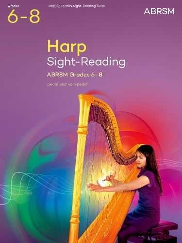 Sight-Reading For Harp, Abrsm Grades 6-8, From 2025