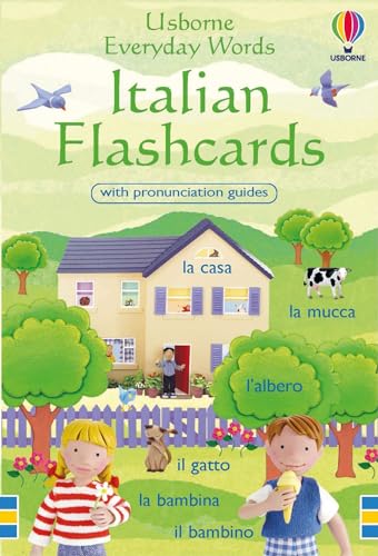 Everyday Words Flashcards: Italian