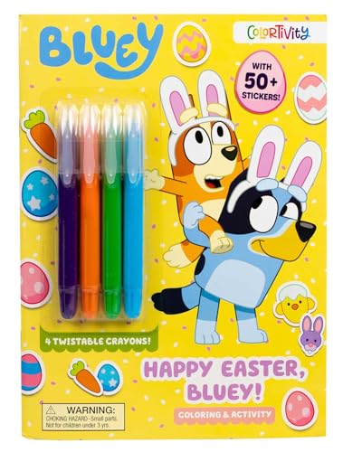 Bluey Colortivity Happy Easter, Bluey!