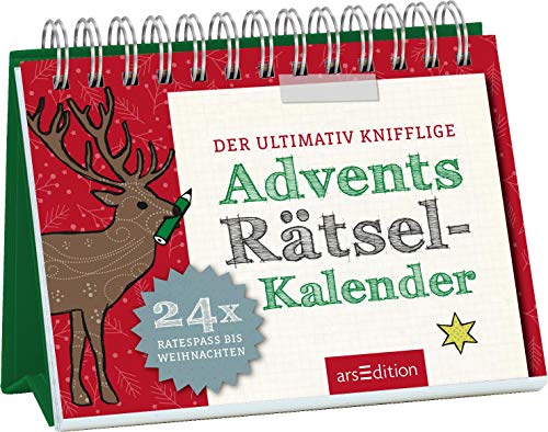 Der Ultimativ Knifflige Advents-Rätsel-Kalender: 24 X Ratespaß Bis Weihnachten | Kniffliger Ratespaß Zum Thema Advent Und Weihnachten Im Aufstellerfor