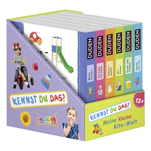 Duden 12+: Meine Kleine Kita-Welt (Würfel): 6 Mini-Bücher