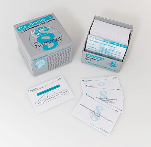 Shorties Box 8: Arbeitsrecht, Strafprozessordnung (Stpo): In 20 Stunden Zum Erfolg: 08
