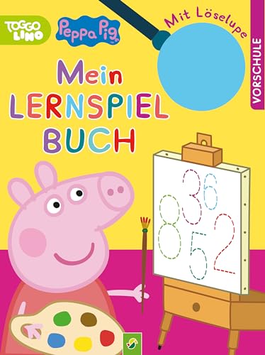 Peppa Pig - Mein Lernspielbuch Mit Löselupe: Mit Löselupe