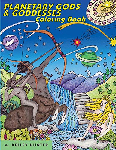 Planetary Gods And Goddesses Coloring Book: Astronomy And Myths Of Our New Solar System: Astronomy And Myths Of The New Solar System
