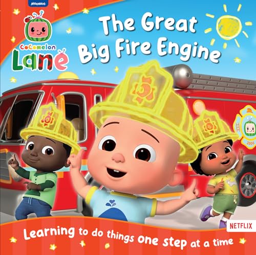 Cocomelon Lane: The Great Big Fire Engine Picture Book: A Gentle Early-Learning Storybook About Feeling Worried For Cocomelon Fans