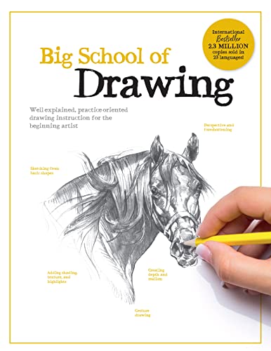 Big School Of Drawing: Well-Explained, Practice-Oriented Drawing Instruction For The Beginning Artist (1)