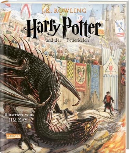 Harry Potter Und Der Feuerkelch (Farbig Illustrierte Schmuckausgabe) (Harry Potter 4): Vierfarbig Illustrierte Ausgabe Mit Großformatigen Bildern Und