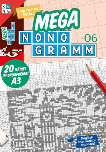 Mega-Nonogramm 06 (Mega Nonogramm Mappe): Limitierte Auflage