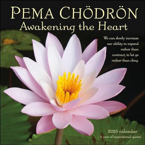 Pema Chödrön 2025 Wall Calendar: Awakening The Heart―A Year Of Inspirational Quotes