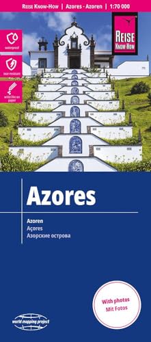 Reise Know-How Landkarte Azoren 1:70.000: World Mapping Project