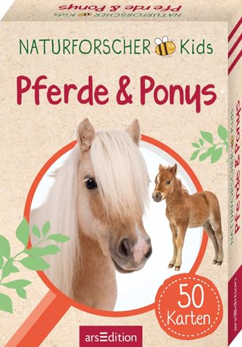 Naturforscher-Kids – Pferde & Ponys: 50 Karten | Pferde- Und Ponyrassen Erkennen Und Bestimmen