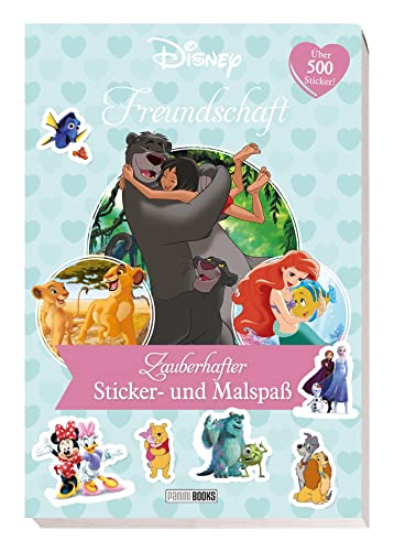 Disney Freundschaft: Zauberhafter Sticker- Und Malspaß: Sticker- Und Malblock