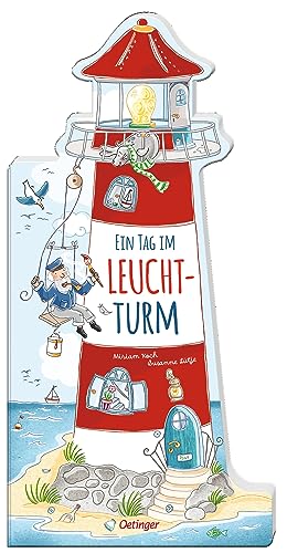 Ein Tag Im Leuchtturm: Wimmeliges, Großformatiges Nordsee-Pappbilderbuch In Leuchtturm-Form Für Kinder Ab 2 Jahren