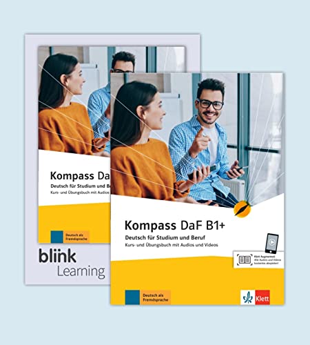 Kompass Daf B1+ - Media Bundle Blinklearning: Deutsch Für Studium Und Beruf. Kurs- Und Übungsbuch Mit Audios Und Videos Inklusive Lizenzcode Blinklear