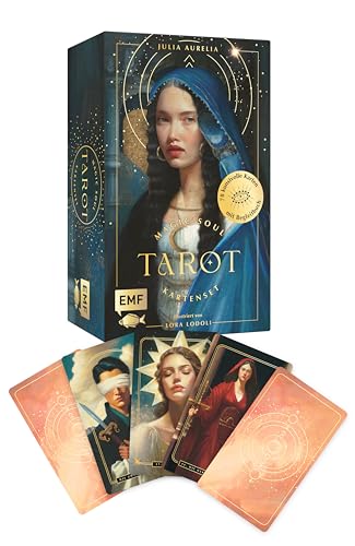 Tarot-Kartenset: Magic Soul Tarot: 78 Kunstvoll Illustrierte Karten Mit Goldrand Und Begleitbuch - Mit Themenschwerpunkt: Zwischenmenschliche Beziehun