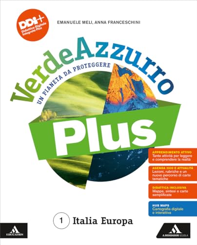 Verdeazzurro Plus. Un Pianeta Da Proteggere. Con Atlante, Le Regioni D'Italia. Per La Scuola Media. Con E-Book. Con Espansione Online. Italia Europa (