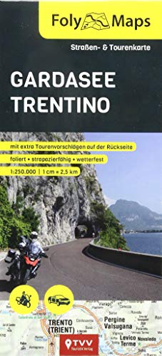 Folymaps Gardasee Trentino 1:250 000: Straßen- Und Tourenkarte