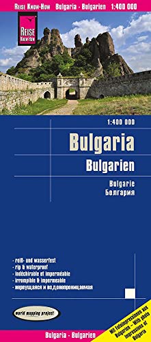 Reise Know-How Landkarte Bulgarien 1 : 400.000: World Mapping Project