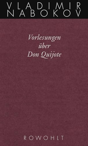 Vorlesungen Über Don Quijote: Gesammelte Werke Bd. 19