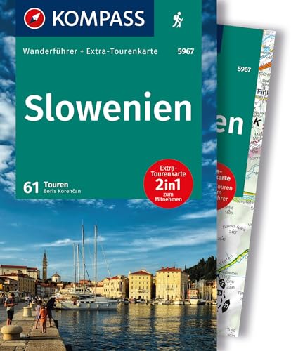 Kompass Wanderführer Slowenien, 61 Touren Mit Extra-Tourenkarte: Gps-Daten Zum Download: 5967