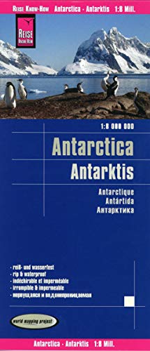 Rkh Kaart Antarktis - Antarctica: Landkaart Schaal 1 : 8.000.000