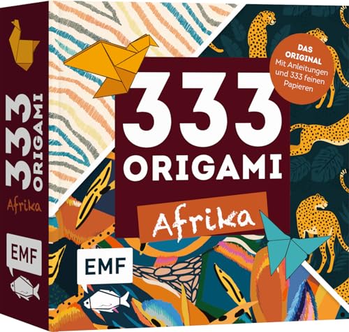 333 Origami - Faszination Afrika - Farbenfrohe Papiere Falten: Das Original: Mit Anleitungen Und 333 Feinen Papieren: Hochwertiges Origami-Papier Mit