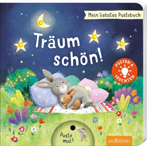 Mein Liebstes Pustebuch – Träum Schön!: Pusten & Leuchten | Hochwertiges Pappbilderbuch Mit Pustefunktion Und Licht Für Kinder Ab 18 Monaten