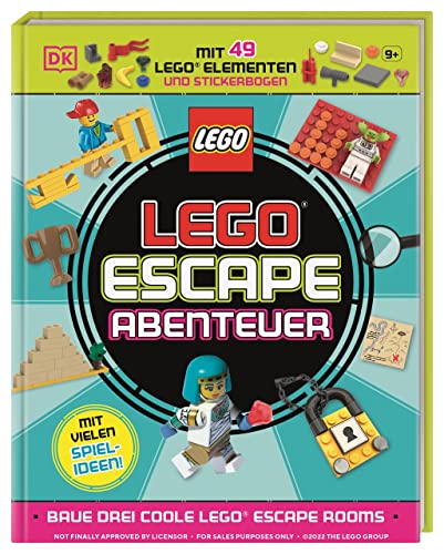 Lego® Escape Abenteuer: Baue Drei Coole Lego® Escape Rooms. Mit 49 Lego® Elementen Und Stickerbogen