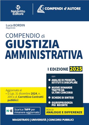 Compendio Di Giustizia Amministrativa 2025. Con App
