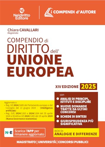 Compendio Di Diritto Dell'Unione Europea. Nuova Ediz.