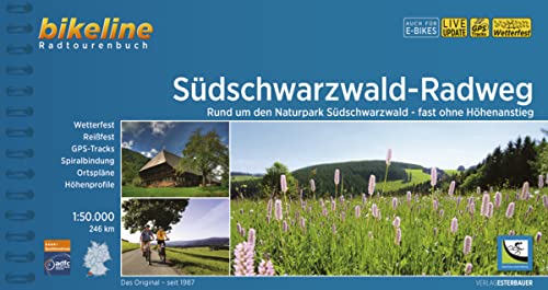Südschwarzwald-Radweg: Rund Um Den Naturpark Südschwarzwald - Fast Ohne Höhenanstieg. 1:50.000, 248 Km