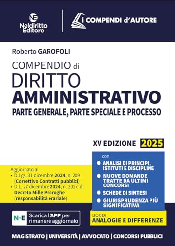 Compendio Di Diritto Amministrativo 2025