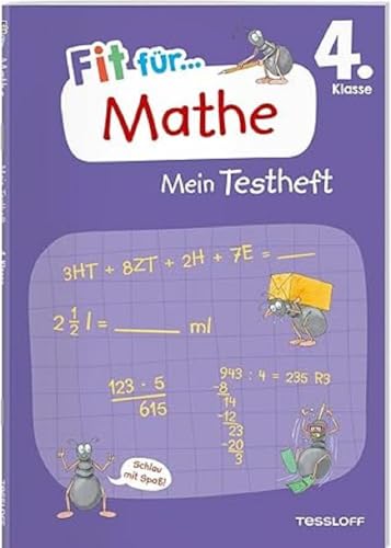 Fit Für Mathe 4. Klasse. Mein Testheft: Wissen Testen Im Zahlenraum Bis 1 Million, In Grundrechenarten, Sachaufgaben Und Geometrie
