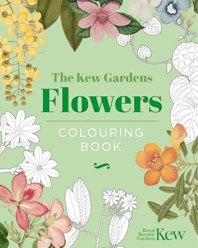The Kew Gardens Flowers Colouring Book: Hardback Gift Edition