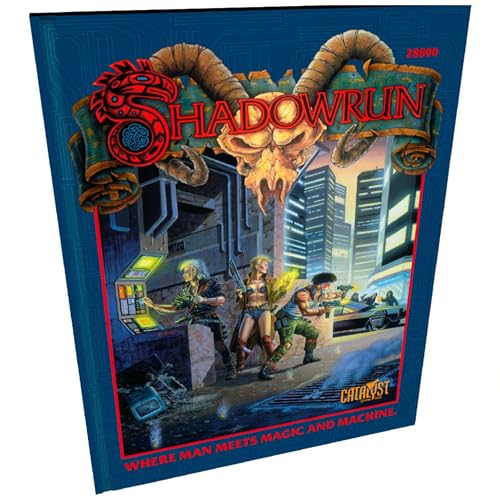 Catalyst Game Labs Shadowrun First Ed. 35° Anniversario - Gdr Classico, Edizione Da Collezione, Cyberpunk Fantasy, Per Appassionati Di Giochi Di Ruolo