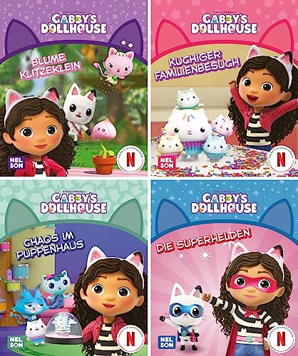 Nelson Mini-Bücher: 4Er Gabby'S Dollhouse 1-4