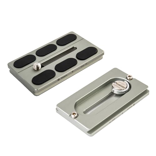 Fotopro Piastra Svizzera Arca Da 70 Mm Con Vite Da 1/4 Di Pollice Universale Piastra A Sgancio Rapido Per Fotocamera Dslr Treppiede Testa A Sfera