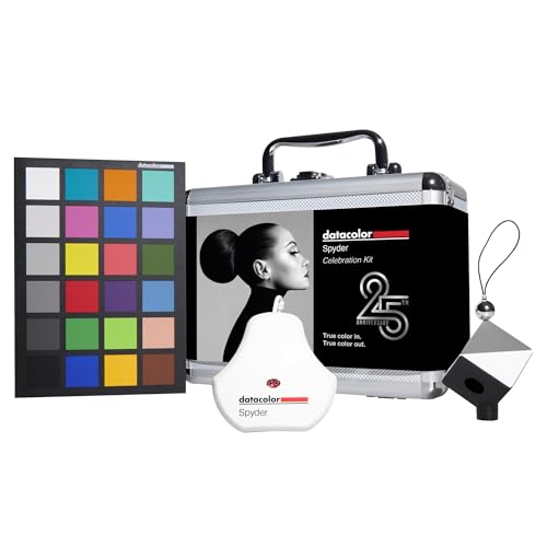 Datacolor Spyder Celebration Kit - Include Spyder 2024, Spyder Cube E Spyder Checkr 24, Gestione Completa Del Colore Fotografico, Dal Catturare All’Ed