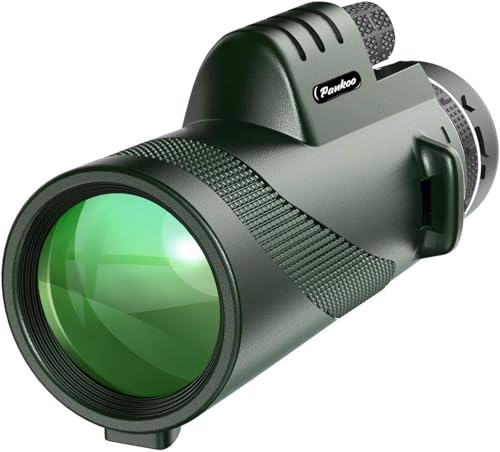 Pankoo 40X60 Monokular Teleskop Con Supporto Per Smartphone E Treppiede, 2024 Power Prism Compact Monocular Per Adulti Hd Monocular Scope Per Bird Wat
