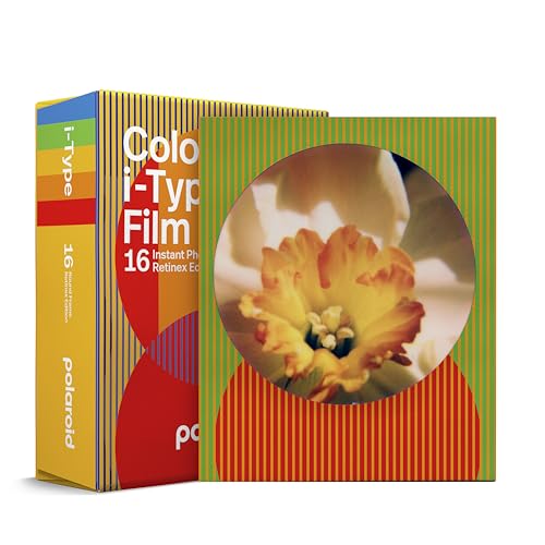 Polaroid Color I-Type Film - Retinex Edition Round Frame - Confezione Doppia (16 Foto) (6285)