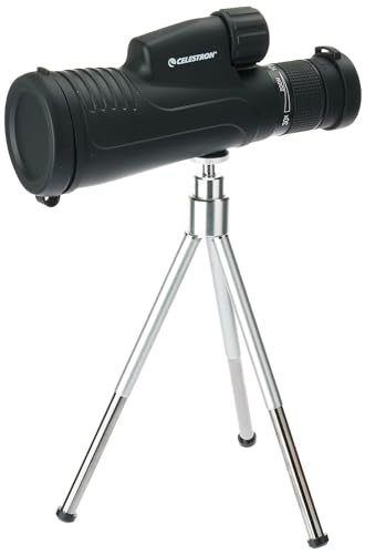 Celestron 72373 Monocolo Impermeabile Outland X 10-30X50Mm Con Treppiede, Panno Pulizia, Coprioculari E Custodia Da Cintura Custodia Resistente, Vetro