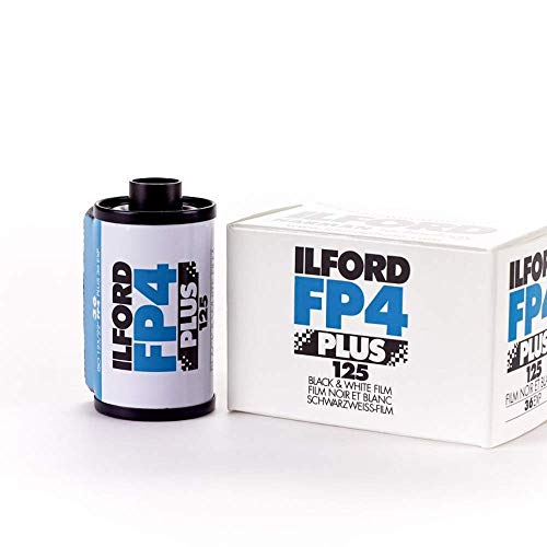 Ilford Fp4 Plus, Pellicola Di Stampa In Bianco E Nero, 135 (35 Mm), Iso 125, 24 Esposizioni (1700682)
