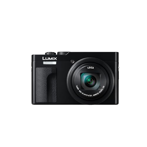 Panasonic Lumix Dc-Tz99E-K Fotocamera Compatta Da Viaggio Con Zoom, Obiettivo Leica Dc, Zoom 30X, 20,3Mp, Video 4K 30P, Monitor Inclinabile, Wi-Fi, Bl